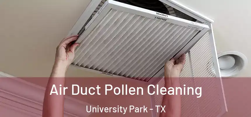 Air Duct Pollen Cleaning University Park - TX