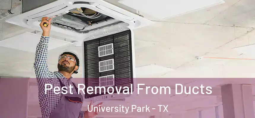 Pest Removal From Ducts University Park - TX